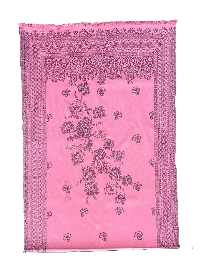Winter Wear - Dusty Pink Acrylic Stole For Women.