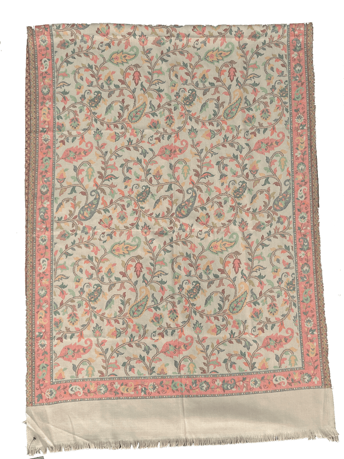Winter Wear - Gorgeous Beige Acrylic Stole For Women.