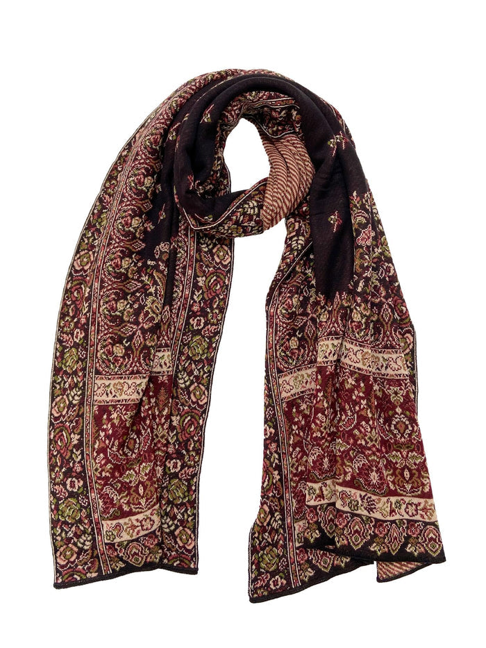 Winter Wear - Soft Knitted Warm Acrylic Black Women Shawl.