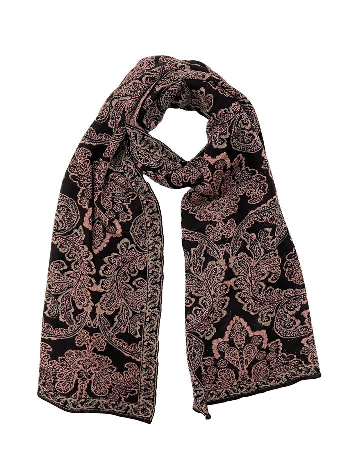Winter Wear - Soft Knitted Warm Black Acrylic Women Shawl.