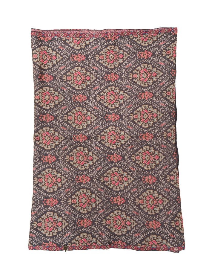 Winter Wear - Soft Knitted Warm Grey Acrylic Shawl For Women.