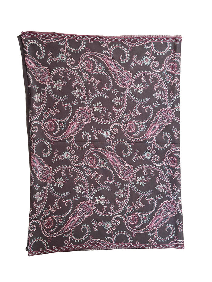 Winter Wear - Soft Knitted Warm Grey Acrylic Women Shawl.