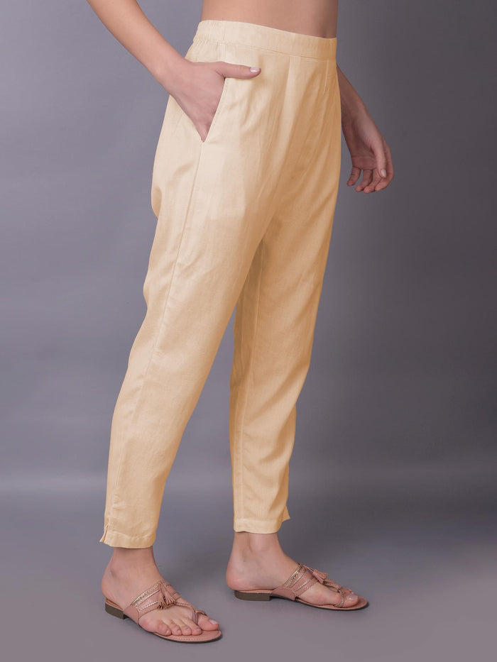Women Beige Trouser.