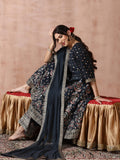 Women Chanderi Grey Printed Kurta Comfort Pant Dupatta.