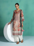 Women Chanderi Multi Color Printed Kurta.