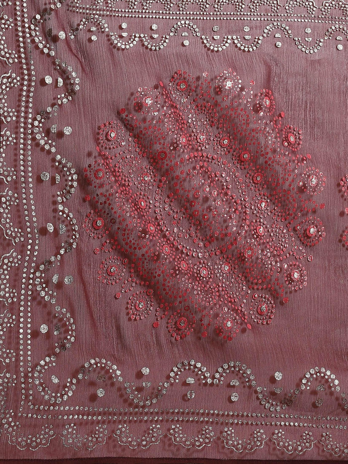 Women Coral Embroidered Kurta Comfort Pant Dupatta.