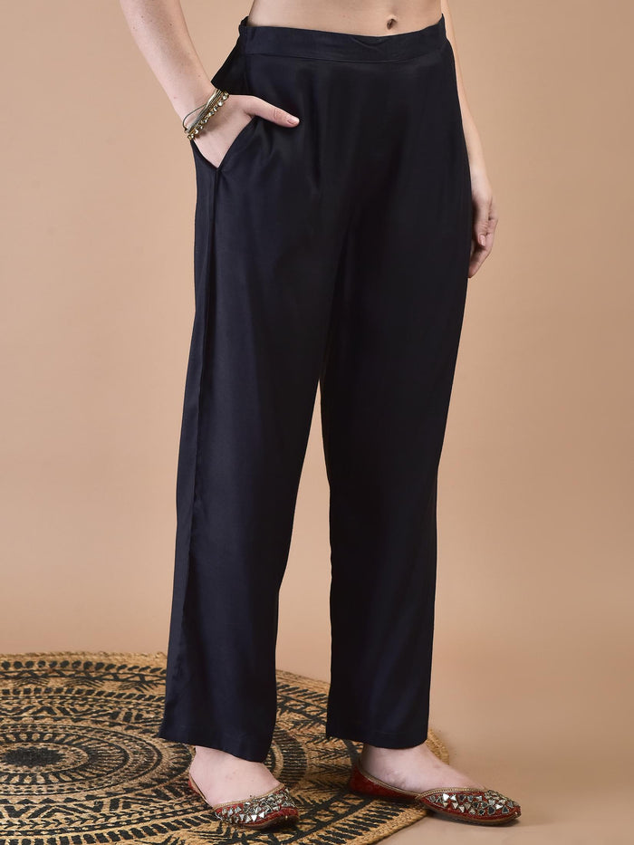 Women Dola Jacquard Grey Woven Kurta Comfort Pant Dupatta.