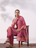 Women Liva Lilac Floral Print Kurta Comfort Pant Dupatta
