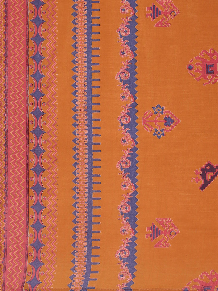 Women Magenta Embroidered Kurta Trouser Dupatta.