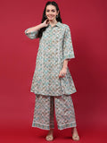Women Multicolor Floral Printed Co-Ord Set.