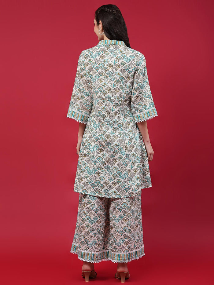 Women Multicolor Floral Printed Co-Ord Set.