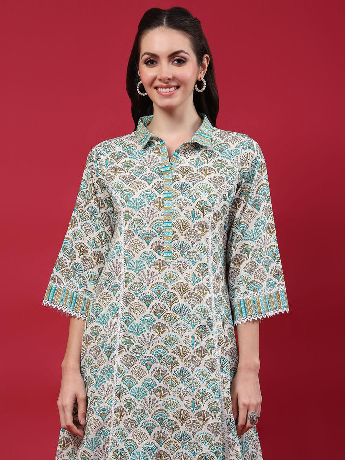 Women Multicolor Floral Printed Co-Ord Set.