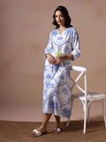 Women Off White Liva Printed Dress.