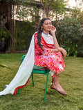 Women Rayon Pink Kurta Comfort Pant Dupatta.