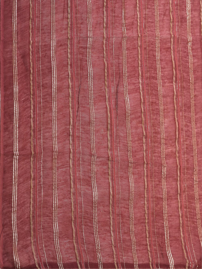 Women Silk Blend Maroon Embroidered Kurta Trouser Dupatta.