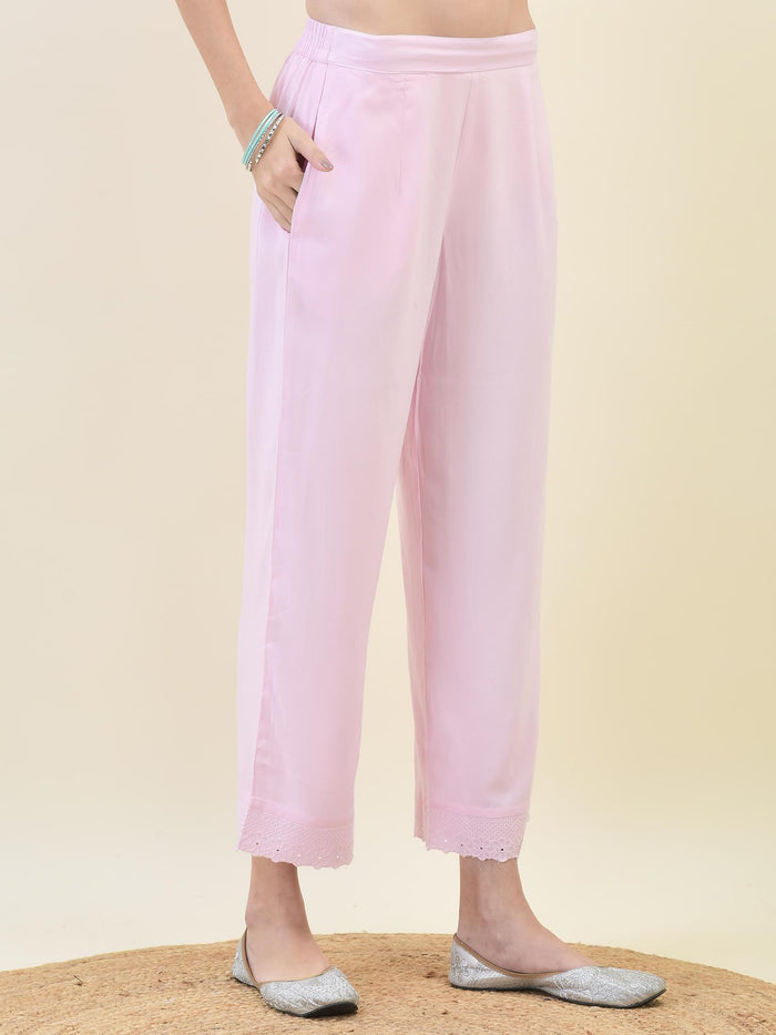 Women Sky Blue Liva Rayon Kurta Comfort Pant Dupatta.