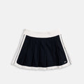 Women's Pleated Tennis Skirt - Navy/White