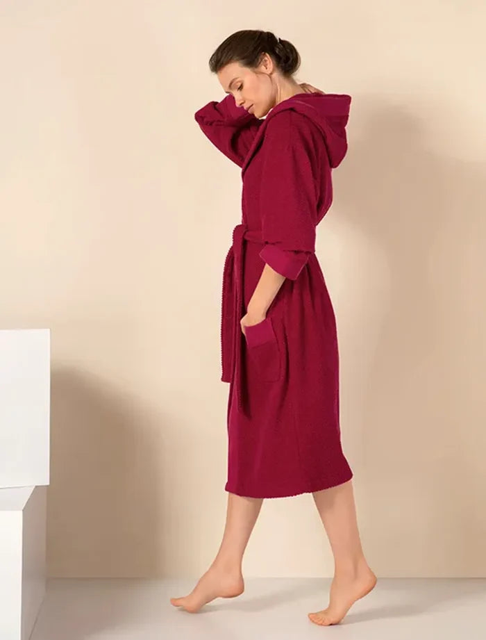 Women's Turkish Cotton Loose Cut Terry Bathrobe