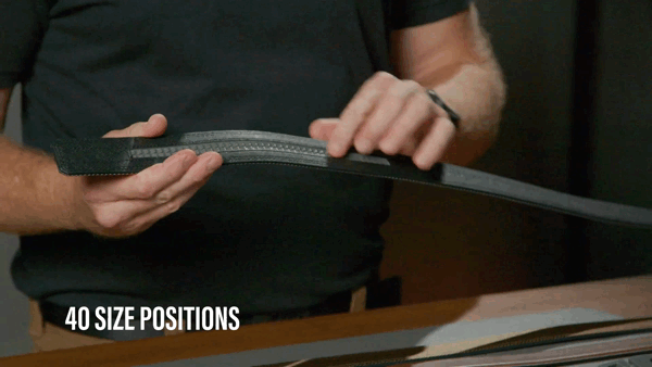 X SERIES BUCKLE  | BLACK TACTICAL NYLON GUN BELT 1.5"