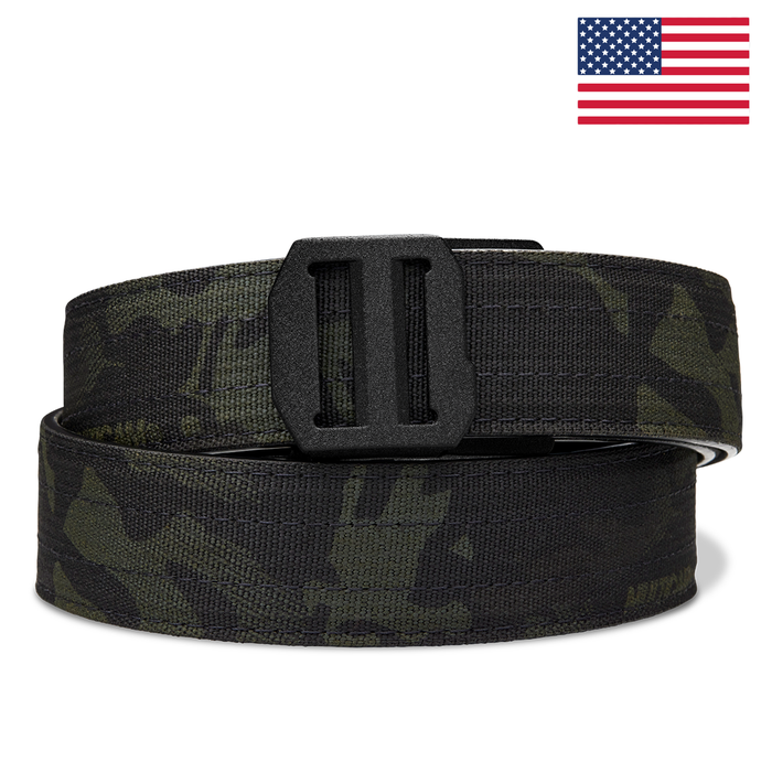 Kore Essentials USA Multicam Black Tactical Gun Belt with an X7 Buckle