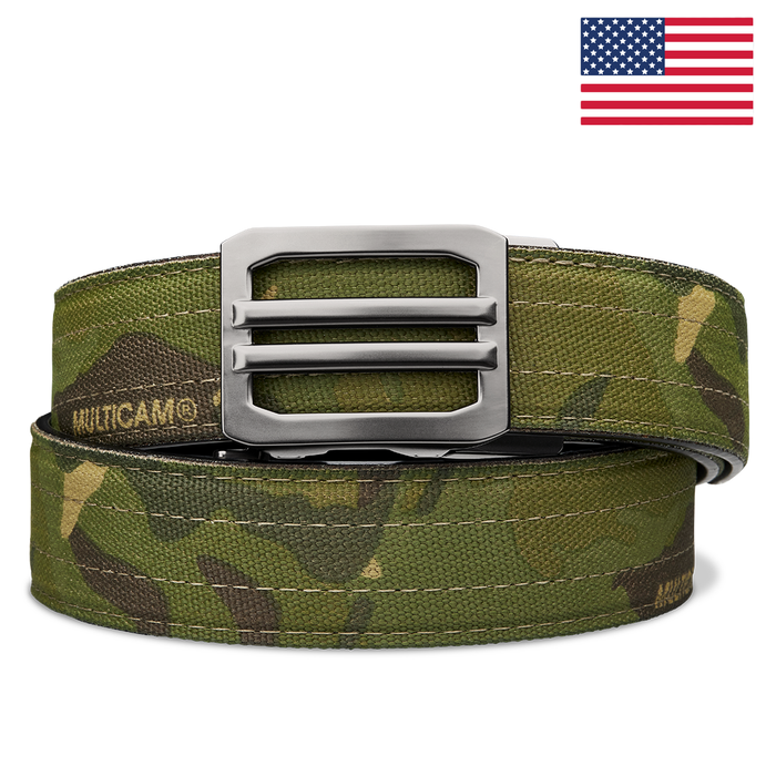 Kore Essentials USA Multicam Tropic Tactical Gun Belt with an X1 Buckle