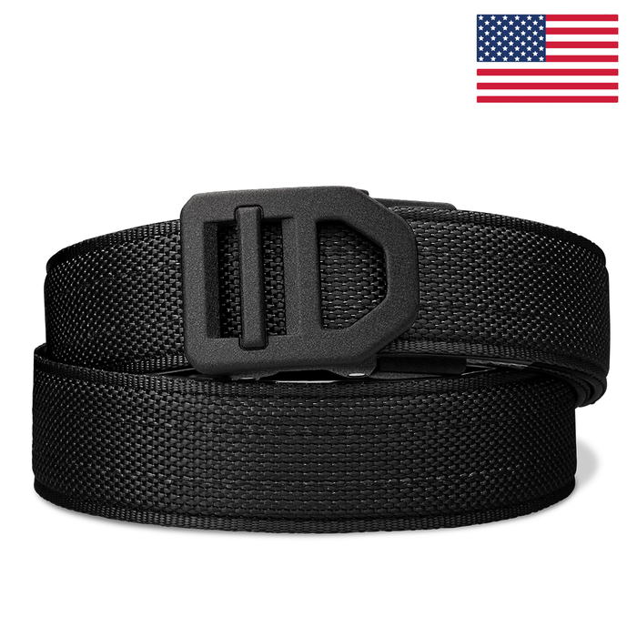 Kore Essentials USA Black Tactical Gun Belt with an X5 Buckle