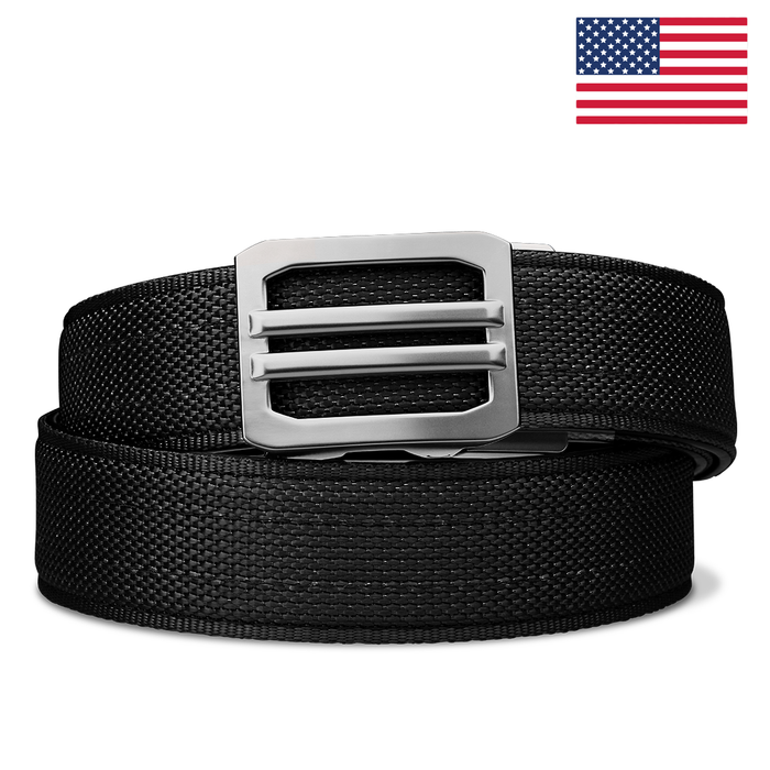 Kore Essentials USA Black Tactical Gun Belt with an X1 Buckle