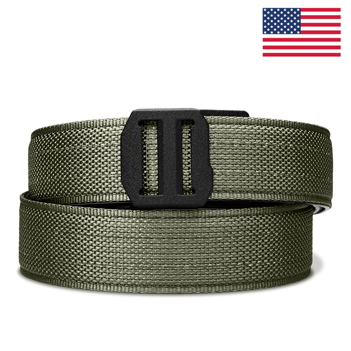 Kore Essentials USA Ranger Green Tactical Gun Belt with an X7 Buckle