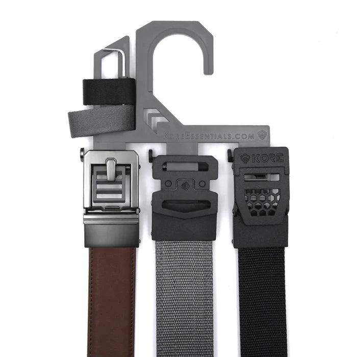 X3 BUCKLE | BLACK LEATHER GUN BELT 1.5"