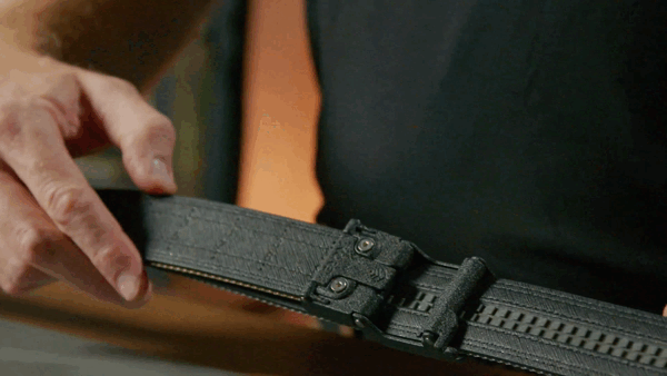 X5 BUCKLE | BLACK TACTICAL NYLON GUN BELT 1.5"